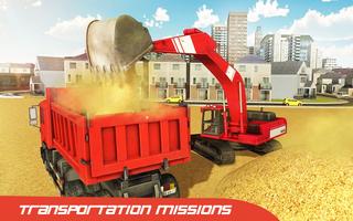 City Construction 2018 : Excavator Crane Simulator capture d'écran 2