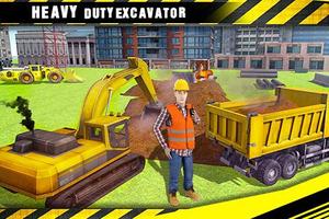 Heavy Excavator: Scrap Machinery 3d poster