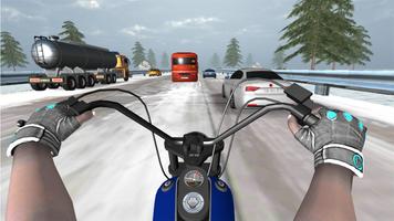 Moto Heavy Traffic Racer: Bike Racing Stunts imagem de tela 1