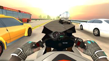 Moto Heavy Traffic Racer: Bike Racing Stunts capture d'écran 3