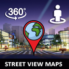 पृथ्वी नक्शा GPS पथ प्रदर्शन विश्व सड़क राय आइकन
