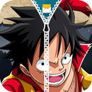 Monkey D Luffy Zipper Lock Screen APK