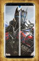 Optimus Prime Zipper Lock Screen Poster