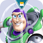 Buzz Lightyear Zipper Lock Screen icône