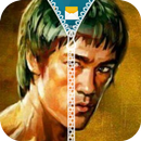 APK Bruce Lee Zipper Lock Screen
