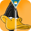 Daffy Duck Zipper Lock Screen APK