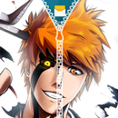 Ichigo Kurosaki Zipper Lock Screen-APK