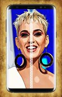 Katy Perry Zipper Lock Screen постер