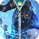 Kombat Sub Zero Zipper Lock Screen-APK