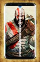 Kratos Zipper Lock Screen Affiche