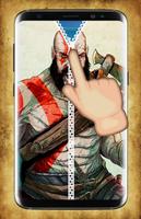 Kratos Zipper Lock Screen captura de pantalla 1
