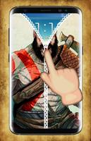 Kratos Zipper Lock Screen captura de pantalla 2