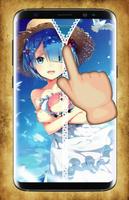 Rem Zipper Lock Screen captura de pantalla 1