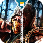 Scorpion Zipper Lock Screen أيقونة