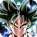Ultra Instinct Goku Zipper Lock Screen APK