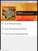 Resep Kue Kering Kacang Enak capture d'écran 1
