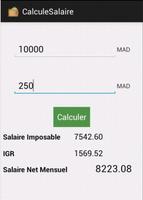 Calcul Salaire Brut/Net Maroc capture d'écran 1