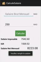 Calcul Salaire Brut/Net Maroc capture d'écran 2