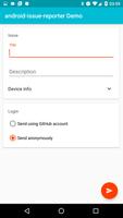 Demo android-issue-reporter Affiche