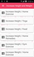 Increase Height and Weight 海報