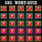5x5 Wort Quiz ícone