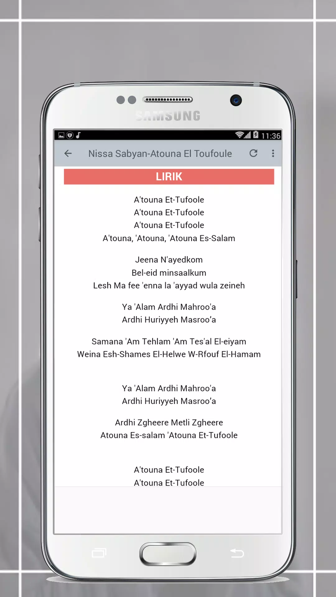 Nissa Sabyan - Atouna El Toufoule Mp3 APK for Android Download