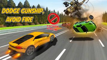 Helicopter Attack Turbo car Racing اسکرین شاٹ 2