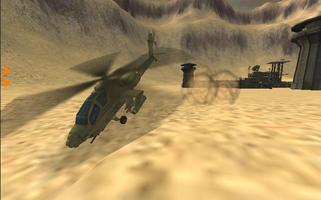 Helicopter Gunship 3D Affiche