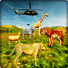 Safari Wild Animal Hunting Helicopter Shooter ikona