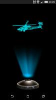 Helicopter Hologram Affiche