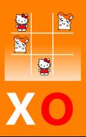 Hello kity vs Hamstero tic tac Toe  XO-poster