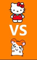 Hello kity vs Hamstero tic tac Toe  XO screenshot 1