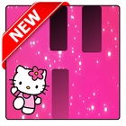 Pink Hello Kitty Piano Tiles icône