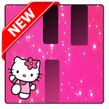 Pink Hello Kitty Piano Tiles أيقونة