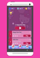 Pink Hello Kitty Piano Tiles Affiche