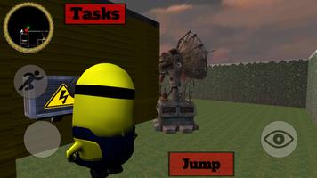 Hello Funny Minion Neighbor 3D imagem de tela 1