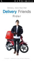 Delivery Friends Rider Affiche