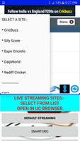 IND v AUS LIVE CRICKET BROWSER اسکرین شاٹ 1