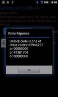 Galaxy Ace Unlock اسکرین شاٹ 1