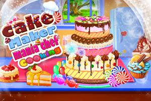 پوستر Cake Maker Mania Chef Cooking