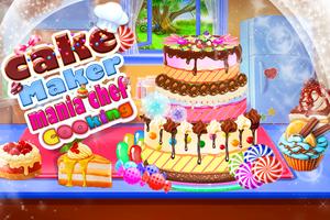 Cake Maker Mania Chef Cooking 포스터