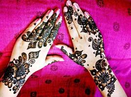 Idées d'art au henné Affiche
