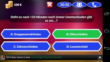 Fussball Quiz 2014 screenshot 1