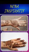 Idées de création de henné Affiche