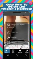 Weight Loss Tracker & Recorder Affiche