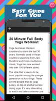Full Body Yoga Workout capture d'écran 1