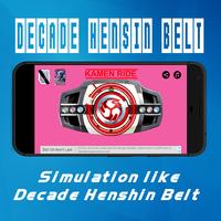 1 Schermata Decade Henshin Belt