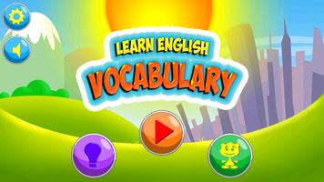 Apprendre Vocabulaire Anglais Affiche