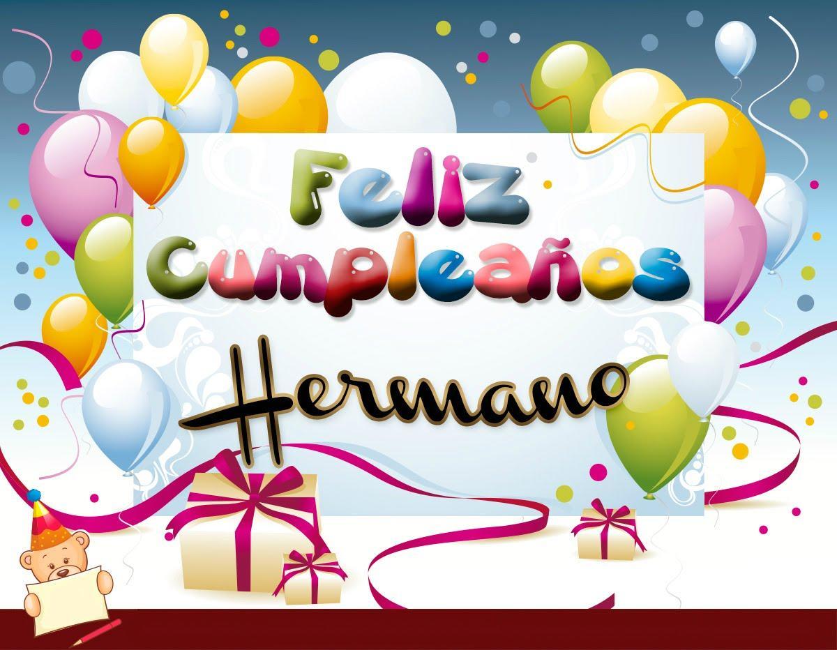 Feliz cumpleaños hermano fotos poster.