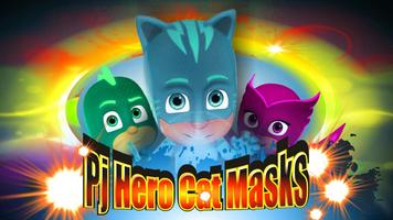 Poster Pj Hero Cat Masks